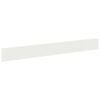 vidaXL Bordura per Prato 10 pcs 100 x 12 cm Acciaio Bianco