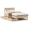 vidaXL Letto senza Materasso 90x200 cm in Legno Massello di Pino