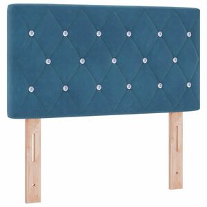 vidaXL Testiera Blu Scuro 80 cm Velluto