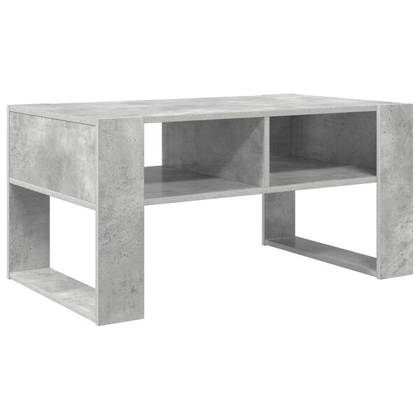 vidaXL Tavolino da salotto Grigio cemento 92 x 53 x 45 cm