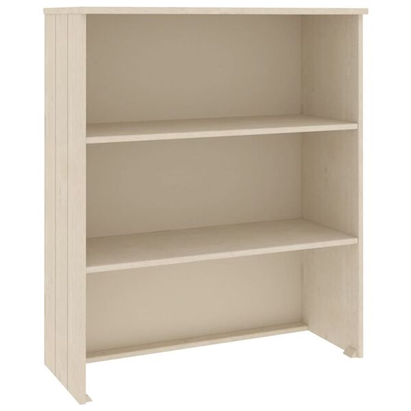 vidaXL Piano Credenza HAMAR ambra 85x35x100 cm Legno Massello di Pino