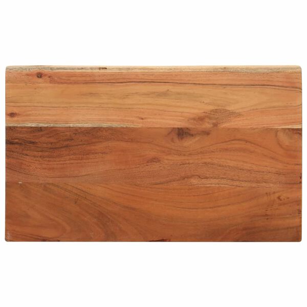 vidaXL Piano Tavolo 50x20x3,8 cm Rettangolare Legno Massello Acacia