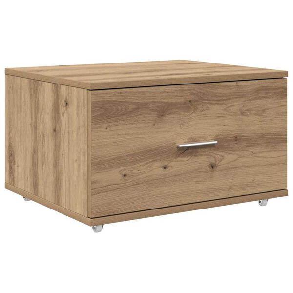 vidaXL Mobile con Cassetti Marrone 55 x 45 x 33.5 cm Legno multistrato