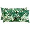 vidaXL Federa 2 pcs HEERLEN Motivo a Foglie 40 x 80 cm Poliestere