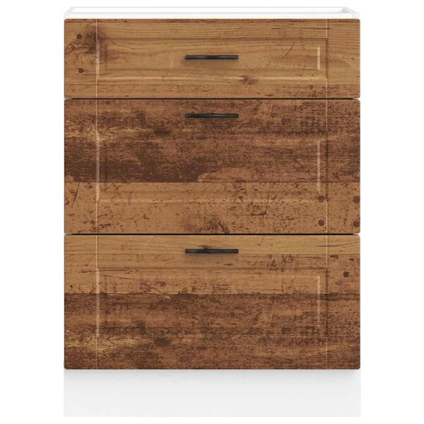 vidaXL Base da Cucina Porto Legno Antico in Legno Multistrato