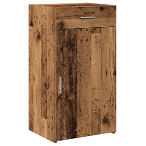 vidaXL Credenza con cassetto Legno vecchio 50 x 42,5 x 93 cm