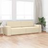 vidaXL Divano letto Crema 245 x 78 x 77 cm Tessuto