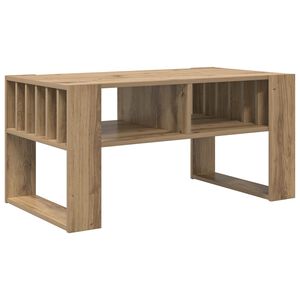 vidaXL Tavolino da salotto Rovere artigianale 92 x 49,5 x 45 cm