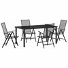vidaXL Set da Pranzo per Giardino 5 pz Antracite