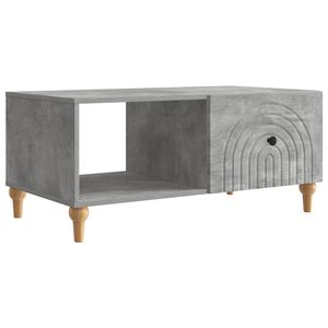 vidaXL Tavolino da salotto Grigio Cemento 90 x 50 x 40 cm