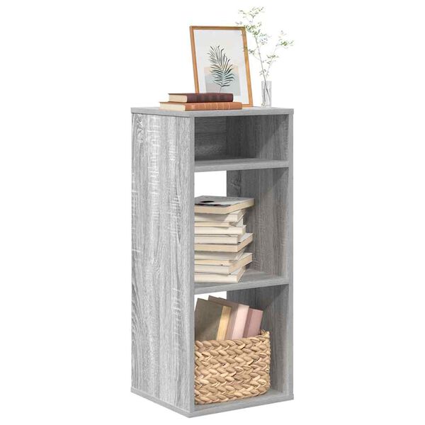 vidaXL Libreria Grigio Sonoma 34x31x80 cm in Legno Multistrato