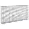 vidaXL Gabione con Filo da 5 mm e Rete da 5x2,5 cm 100x10x50 cm