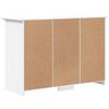 vidaXL Credenza BODO 115,5x44x80 cm in Legno Massello di Pino Bianco