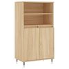 vidaXL Credenza Rovere Sonoma 60x36x110 cm in Legno Multistrato