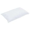 vidaXL Cuscino con cuscino 2 pcs Bianco 40 x 80 cm Cotone