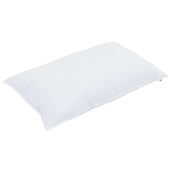 vidaXL Cuscino con cuscino 2 pcs Bianco 40 x 80 cm Cotone