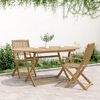 vidaXL Tavolo da Giardino Pieghevole 160x85x75cm Legno Massello Acacia