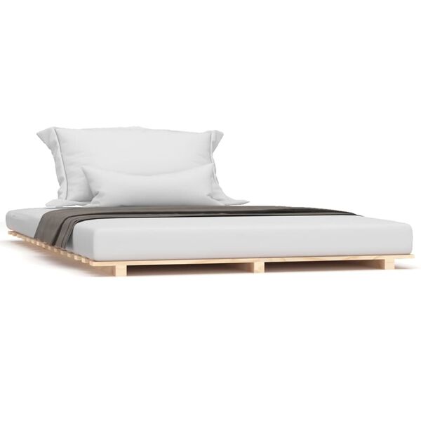 vidaXL Letto senza Materasso 140x190 cm in Legno Massello di Pino