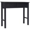vidaXL Tavolo Consolle Nero 90x30x77 cm in Legno