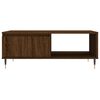 vidaXL Tavolino da Salotto Rovere Marrone 90x60x35cm Legno Multistrato