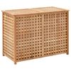 vidaXL Portabiancheria 87,5x46x67 cm in Legno Massello di Noce