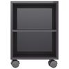 vidaXL Mobile Porta TV Grigio Lucido 120x35x48 cm in Legno Multistrato