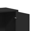 vidaXL Credenza Nero 60x31x70 cm in Legno Multistrato