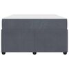 vidaXL Struttura del letto Grigio scuro 120 x 190 cm Tessuto