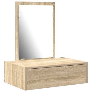 vidaXL Tavolo da Trucco Marrone 60 x 40 x 70 cm Legno multistrato