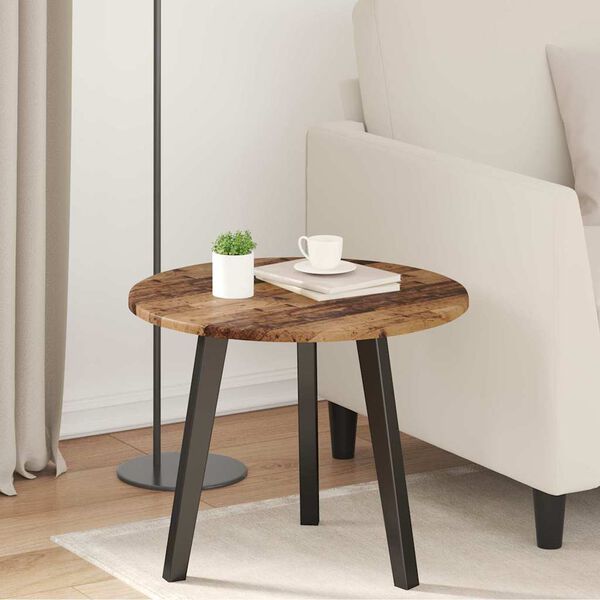 vidaXL Piano del tavolo Legno vecchio 50 x 50 x 1,5 cm