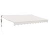 vidaXL Tenda Sole Automatica Retrattile Crema 3x2,5 m