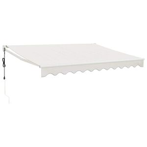 vidaXL Tenda Sole Automatica Retrattile Crema 3x2,5 m