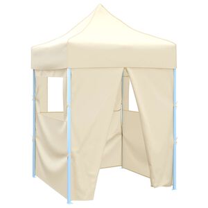 vidaXL Tenda Party 200 x 200 x 315 cm Crema Tessuto Oxford