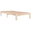 vidaXL Giroletto in Legno Massello 90x190 cm Single