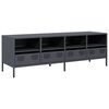 vidaXL Mobile TV Antracite 135x39x43,5 cm Acciaio Laminato a Freddo