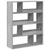 vidaXL Libreria Grigio Sonoma 100x33x125,5 cm in Legno Multistrato