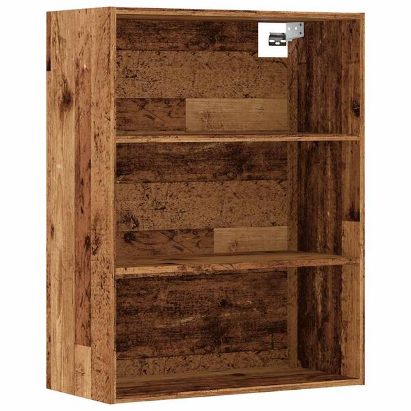 vidaXL Armadietto Pensile Legno Antico 69,5x32,5x90 cm