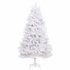 vidaXL Albero di Natale Artificiale con Rami Pieghevoli Bianco 300 cm