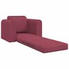 vidaXL Divano letto Rosso Vino 98 x 71 x 83 cm Tessuto