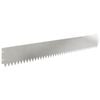 vidaXL Bordura per Prato 20 pz 103 x 15 cm Acciaio Argento