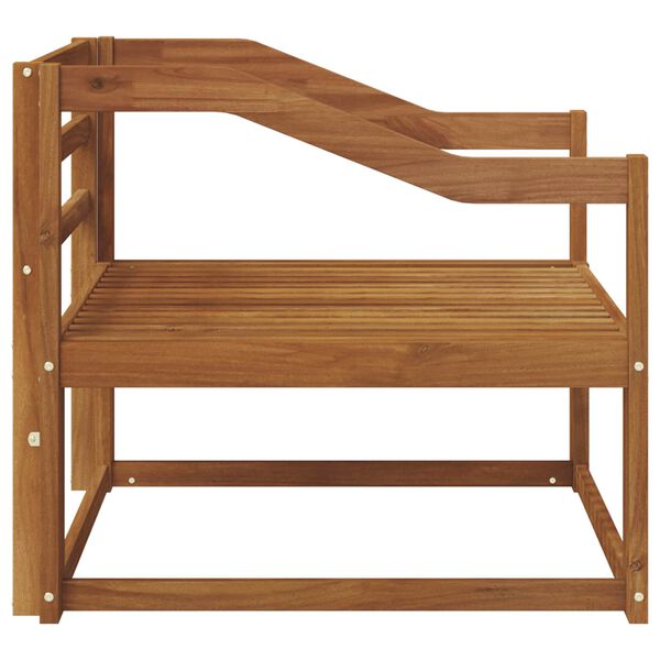 vidaXL Divano centrale per esterno Legno di Acacia Massello Naturale