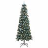 vidaXL Albero di Natale artificiale con 300 LED Verde 240 cm