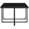 vidaXL Set da Pranzo da Giardino 11 pz con Cuscini in Polyrattan Nero