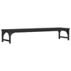 vidaXL Supporto per Monitor Nero 85x23x15,5 cm Legno Multistrato