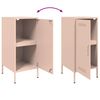 vidaXL Credenza Rosa 36x39x79 cm in Acciaio
