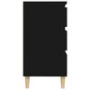 vidaXL Credenza Nero 60x35x70 cm in Legno Multistrato