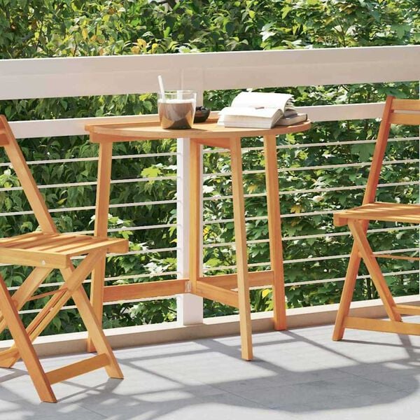 vidaXL Tavolo da Giardino Marrone 78 x 46 x 75 cm