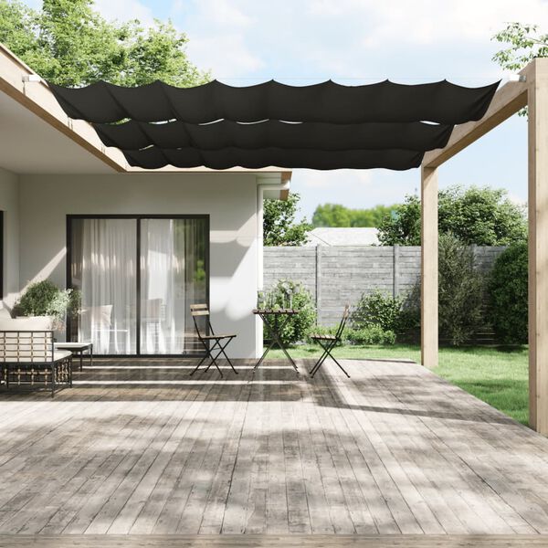 vidaXL Paravento Verticale Antracite 140x420 cm in Tessuto Oxford