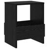 vidaXL Scaffale per riviste 2 pcs Rovere Nero 35 x 30 x 45 cm