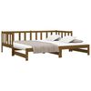 vidaXL Dormeuse Estraibile Ambra 2x(90x190) cm Legno Massello di Pino